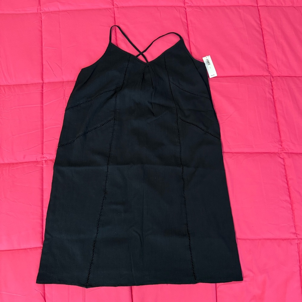 NWT Black Linen Dress